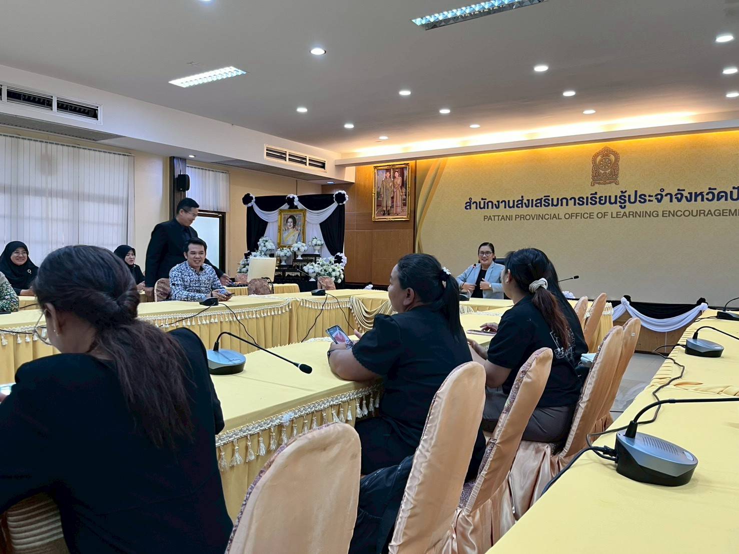 สกร.ระดับอำเภอไม้แก่น เข้าร่วมการประกวดห้องสมุดเสมือน