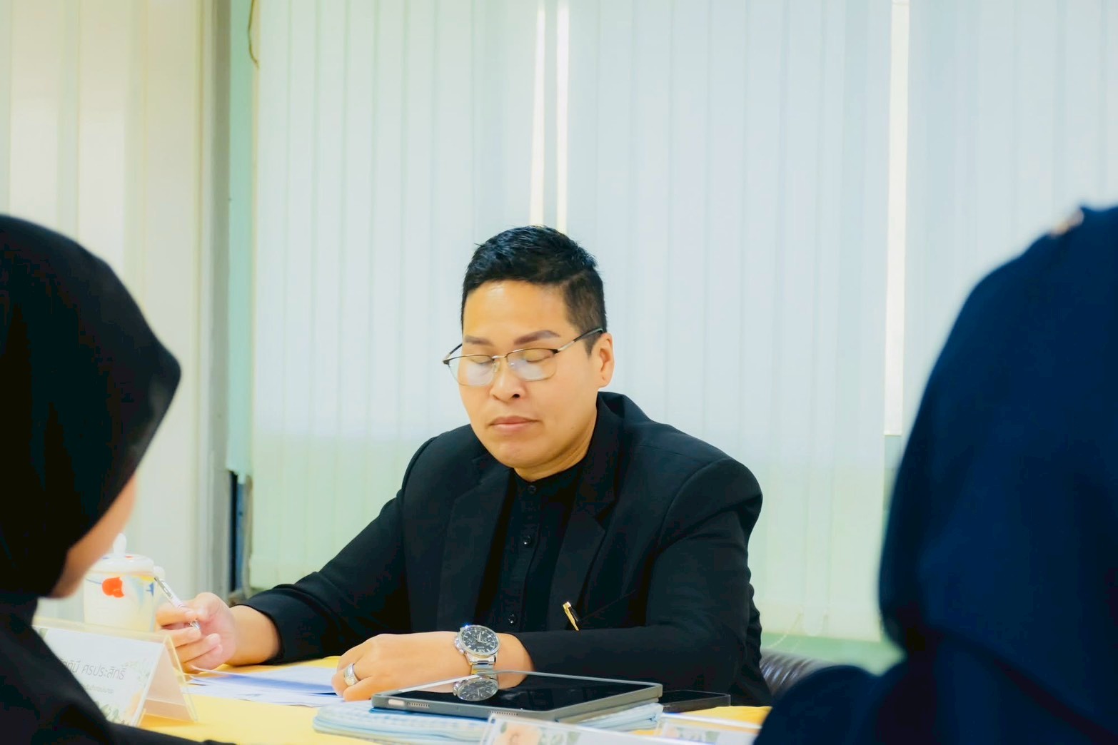 🤍🤍ผอ.สกร.ระดับอำเภอปะนาเระ ร่วมประชุมคณะกรรมการกลั่นกรอง🤍🤍