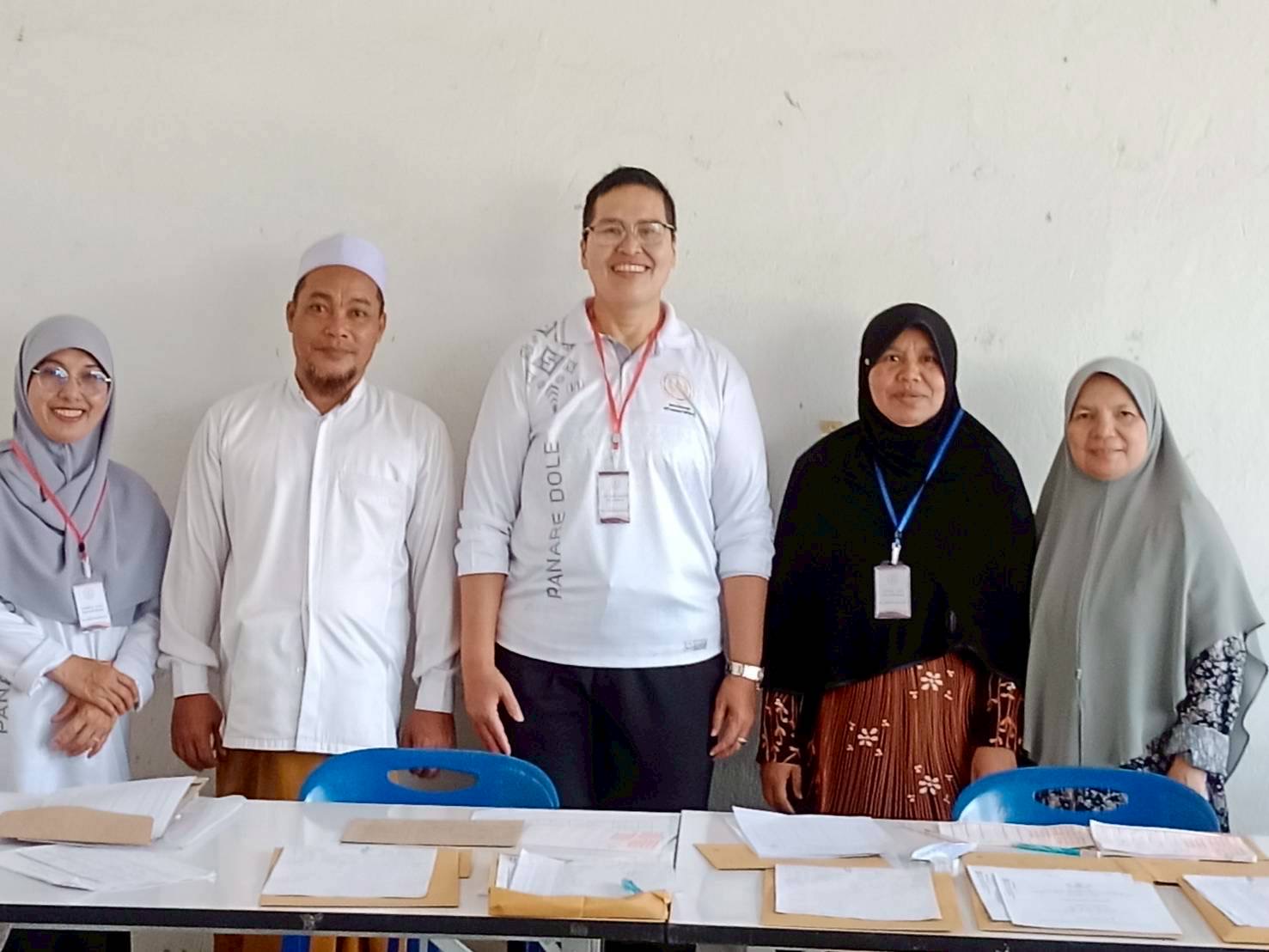 🤍🤍 สกร.ระดับอำเภอปะนาเระ ต้อนรับการตรวจเยี่ยมและให้กำลังใจ การดำเนินการสอบปลายภาคเรียนที่ 2 ปีการศึกษา 2568  🤍🤍