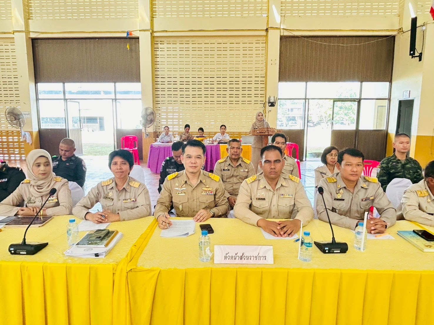 ผอ.สกร.ระดับอำเภอแม่ลาน เข้าร่วมประชุมหัวหน้าส่วนราชการอำเภอแม่ลาน ประจำเดือนมีนาคม