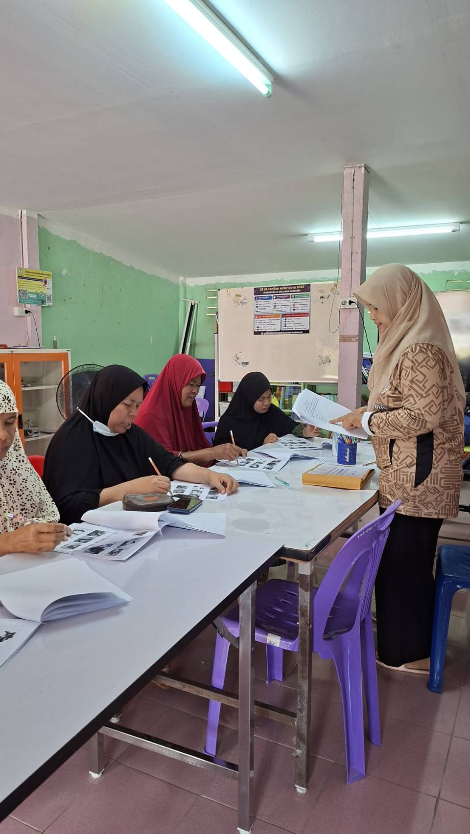 จัดสอบหลักสูตรส่งเสริมการเรียนรู้หนังสือไทย รุ่นที่ 1 ประจำปีงบประมาณ 2569