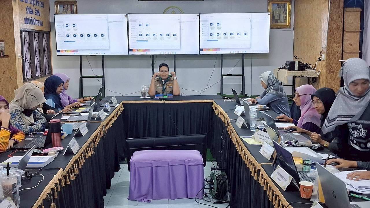 🤍🤍 สกร.ระดับอำเภอปะนาเระ จัดโครงการประชุมเชิงปฏิบัติการ การจัดทำแผนปฏิบัติการ ศกร.ระดับตำบล ประจำปีงบประมาณ พ.ศ.2569(วันที่ 1 )🤍🤍