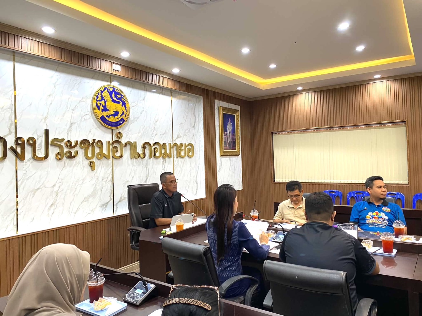 เข้าร่วมประชุมคณะ ทำงานการจัดงานโครงการกระตุ้นเศรษฐกิจฐานรากงานของดีอำเภอมายอ ประจำปี 2569