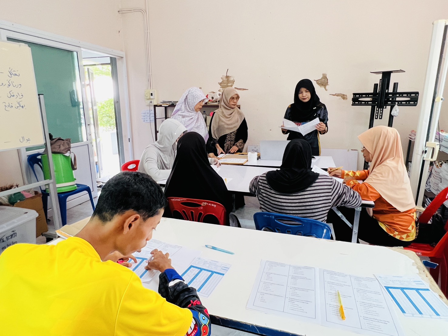 📚 คณะครูศกร.ระดับตำบลยามู ดำเนินการจัดสอบกลางภาค ภาคเรียนที่ 1 ปีการศึกษา 2569