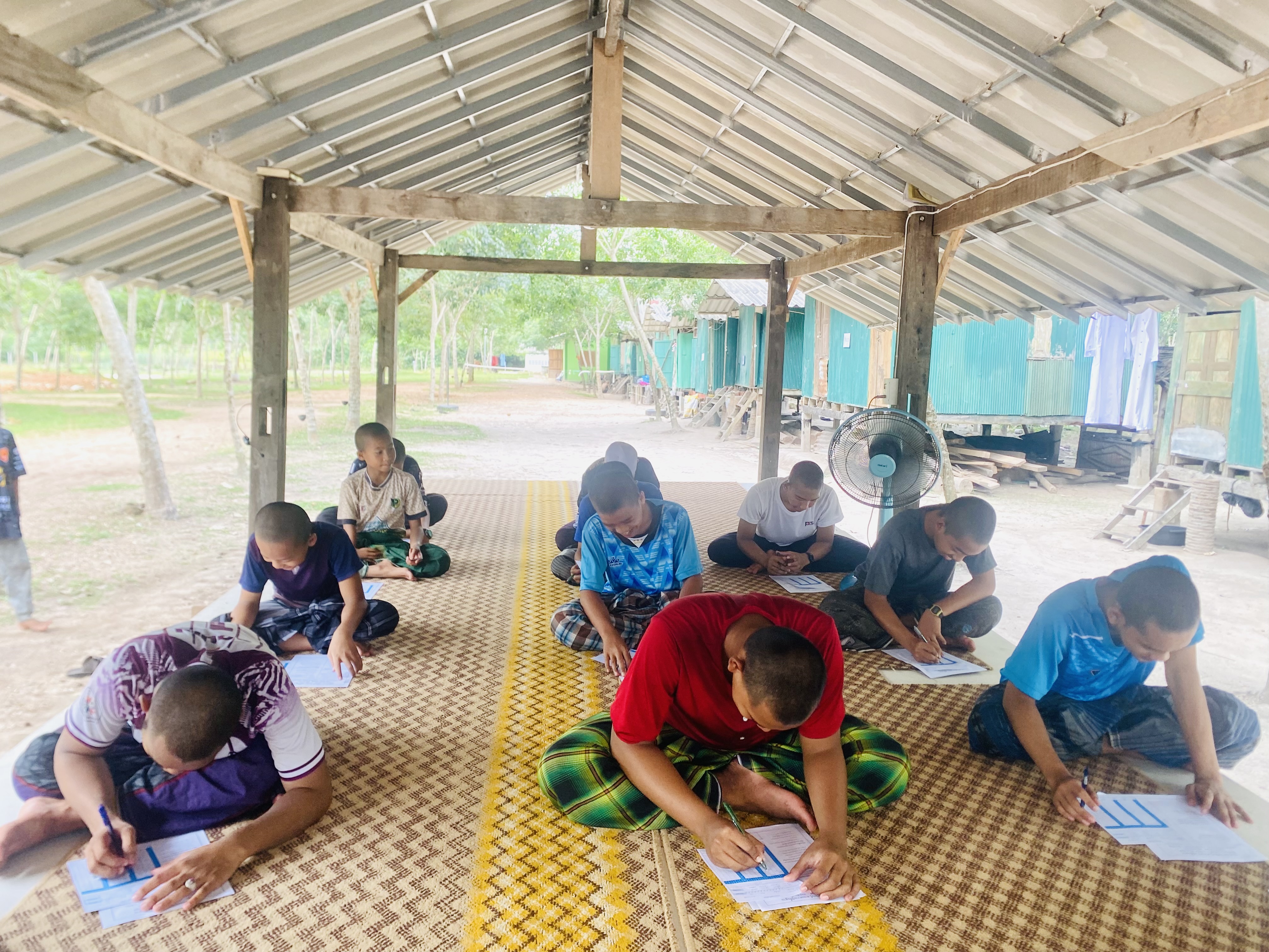 ครูอาสาสมัครฯ ประจำปอเนาะ สกร.ระดับอำเภอแม่ลาน ดำเนินการจัดสอบกลางภาค ประจำภาคเรียนที่ 1/2569