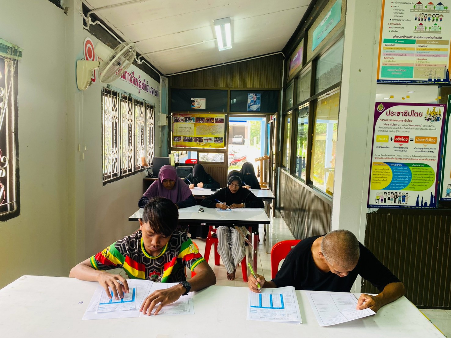 ศกร.ระดับตำบลกะรุบี จัดสอบวัดผลสัมฤทธิ์กลางภาคเรียน  ภาคเรียนที่ 1  ปีการศึกษา 2569