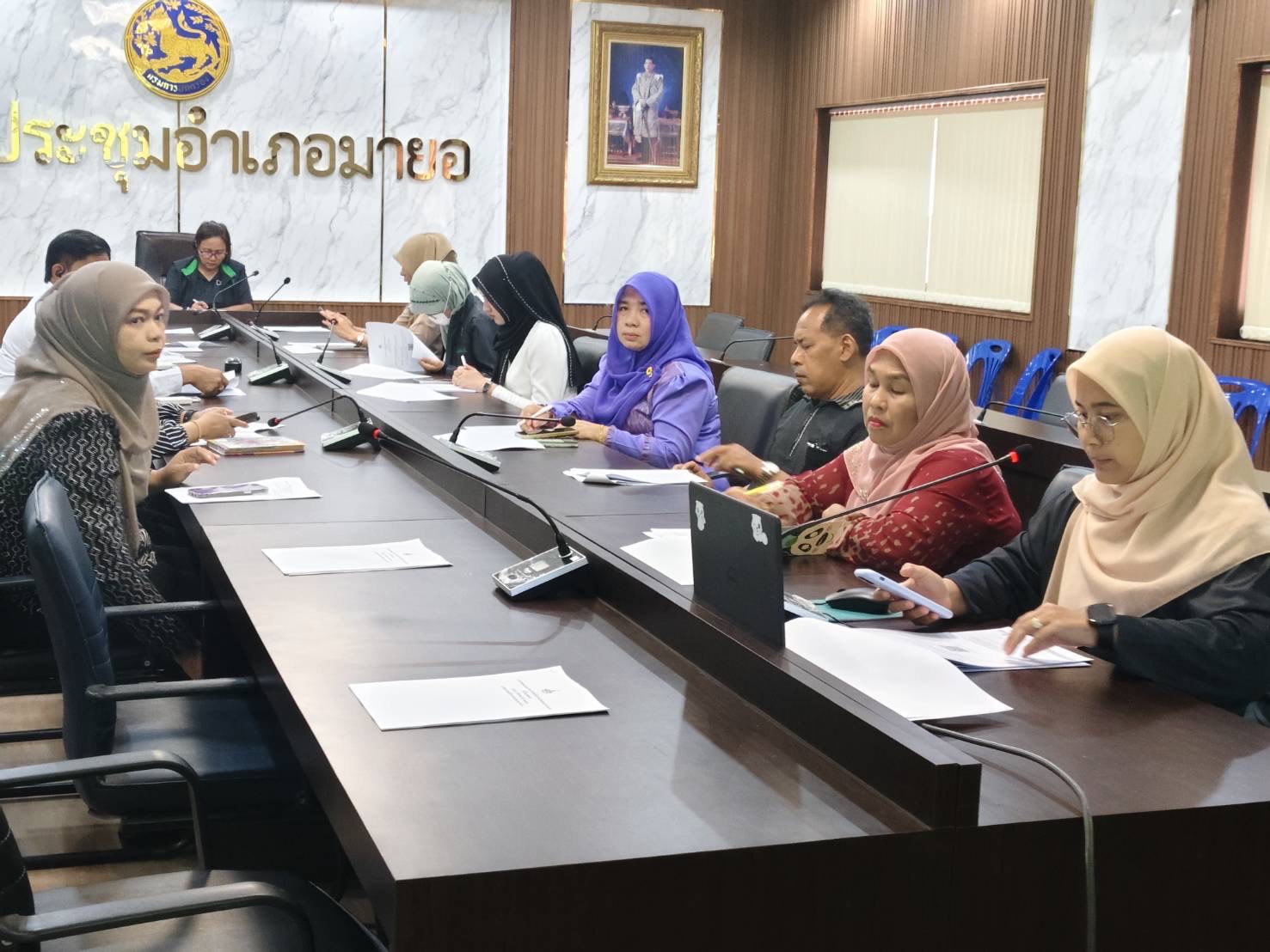 เข้าร่วมการประชุมคณะอนุกรรมการส่งเสริมวิสาหกิจชุมชนอำเภอมายอ ครั้งที่ 2/2569
