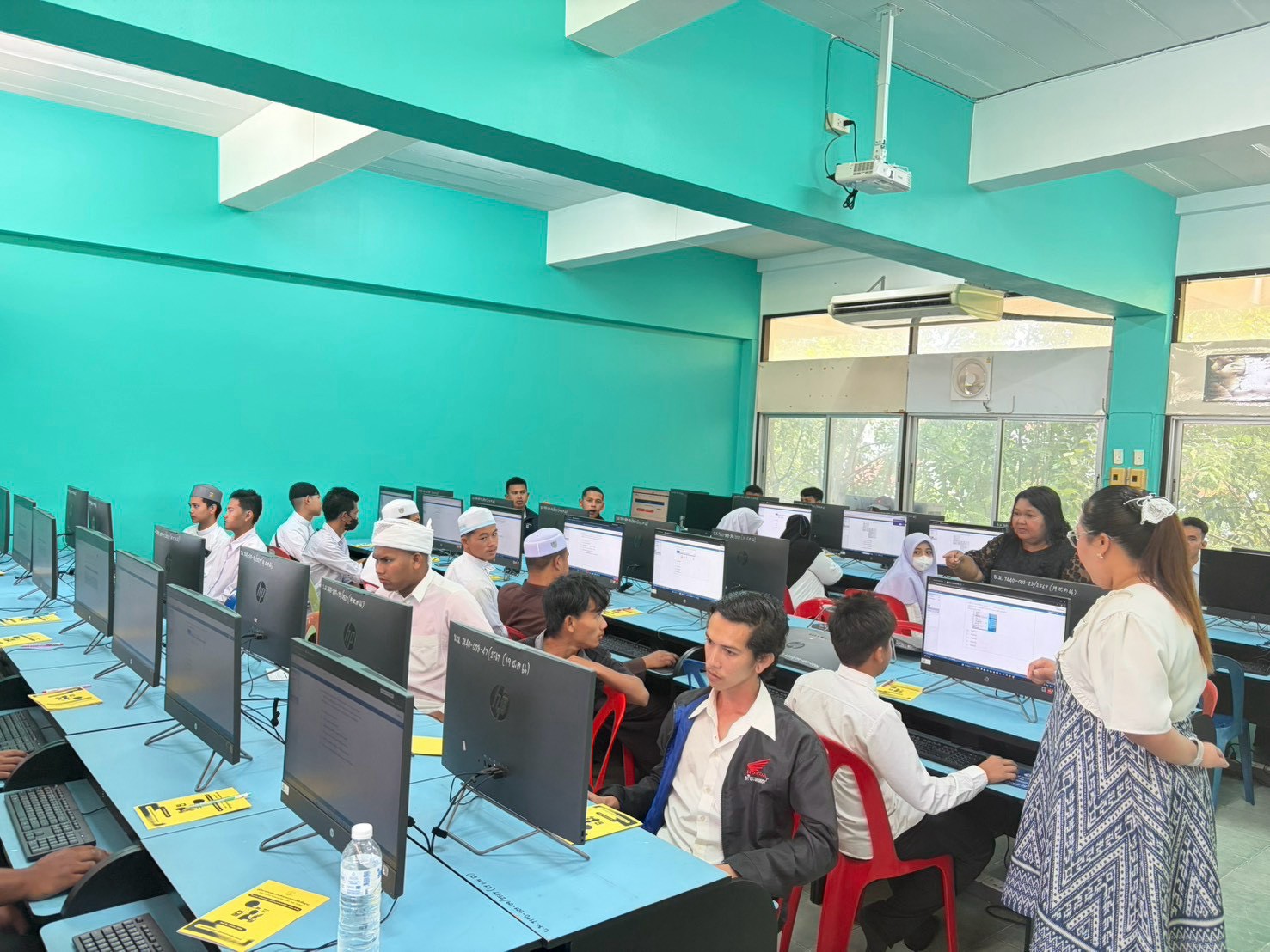 💻 สกร.เมืองปัตตานี จัดโครงการเตรียมความพร้อมด้านเทคโนโลยีเพื่อการสอบ N-NET