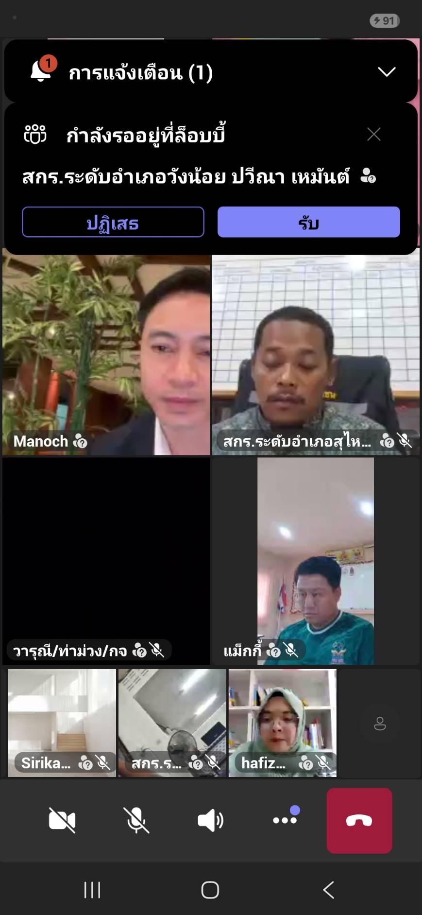 สกร.ระดับอำเภอหนองจิก ร่วมประชุม DOLE LD clinic Online ครั้งที่ 2 ยกระดับประสิทธิภาพระบบการเรียนรู้ดิจิทัล