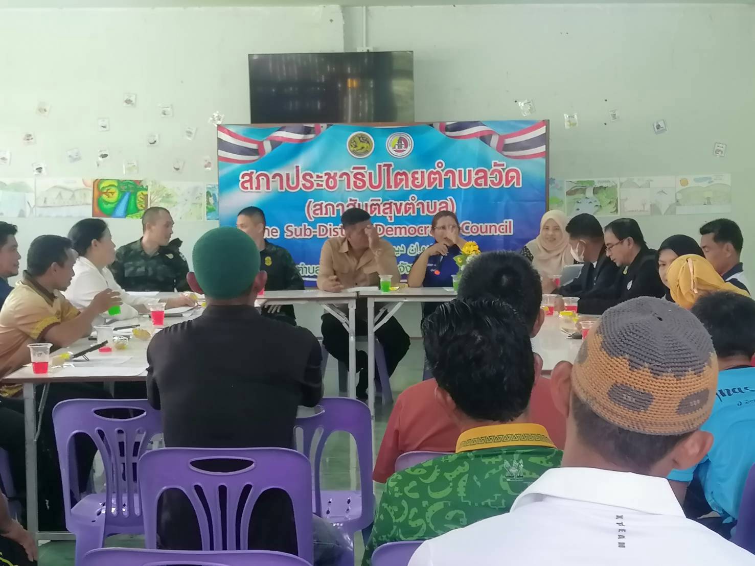 ศกร.ระดับตำบลวัด  เข้าร่วมประชุมสภาสันติสุขตำบลวัด พร้อมเดินหน้าประชาสัมพันธ์รับสมัครนักศึกษาใหม่ ภาคเรียนที่ 2/2569