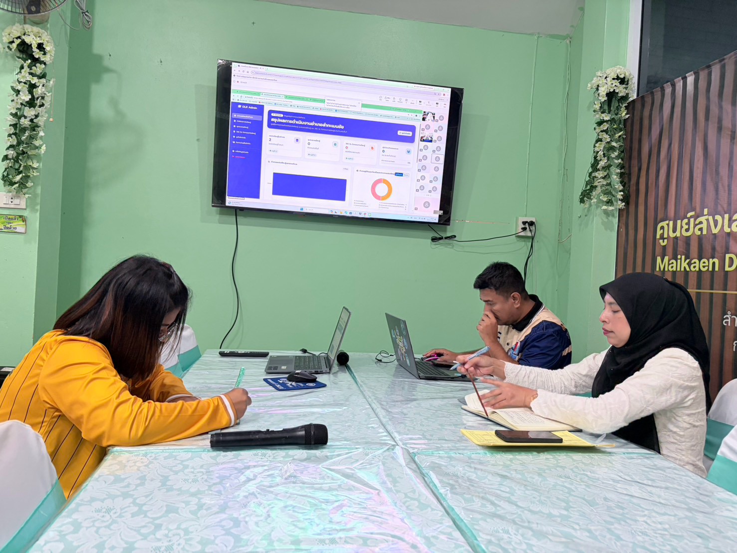 สกร.ระดับอำเภอไม้แก่น เข้าร่วมประชุมแพลตฟอร์มแหล่งเรียนรู้  กรมส่งเสริมการเรียนรู้