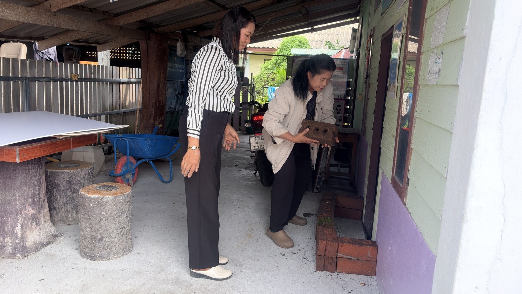 📢 ศกร.ระดับตำบลสาบัน ผนึกกำลังเครือข่ายครู เตรียมความพร้อมรับมือสถานการณ์อุทกภัย