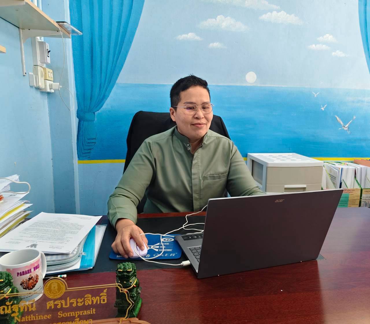 🤍🤍 สกร.ระดับอำเภอปะนาเระ อบรมการพัฒนาทักษะด้านปัญญาประดิษฐ์ (AI) 🤍🤍🤍🤍